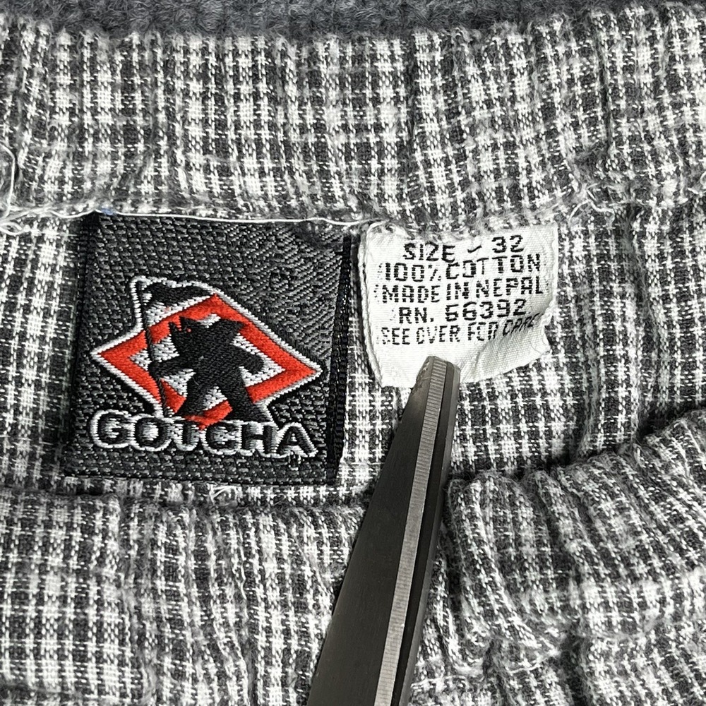 Vintage Gotcha Surf Beach Pants Mens‎ 32 Rhythm Division Striped Nepal Made - Picture 7 of 7